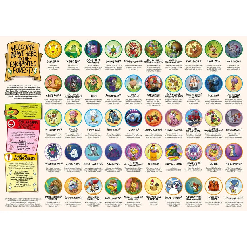 Jamie Smart - Hero Slam 200-piece jigsaw puzzle | Scout & Co