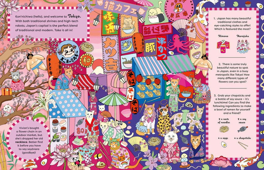 A Catwalk Around The World: a fashionable search & find book - Karen Mabon