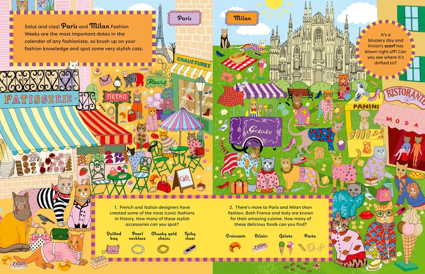 A Catwalk Around The World: a fashionable search & find book - Karen Mabon