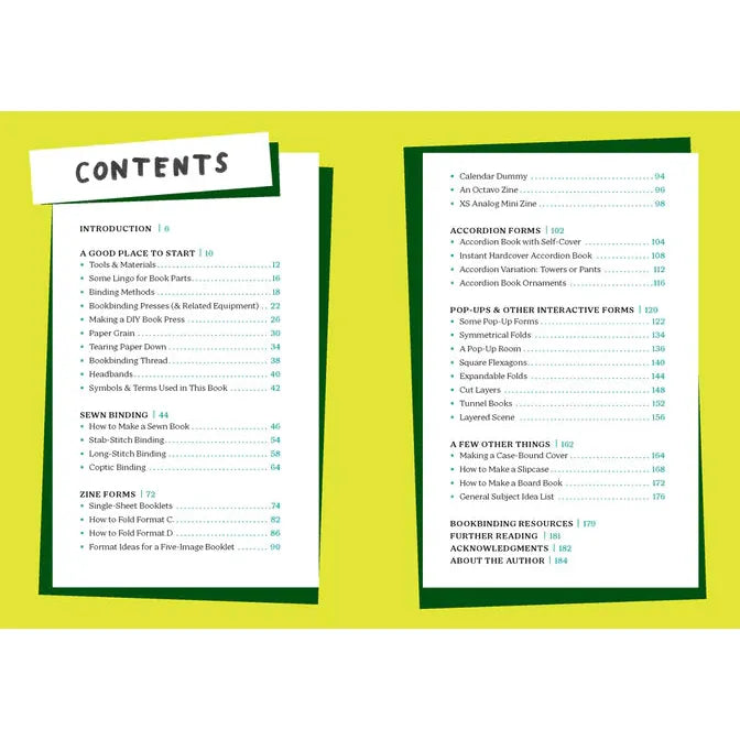 Zine Making & Bookbinding: A Beginner's Guide in 25 Projects - Lauren Simkin Berke | Scout & Co