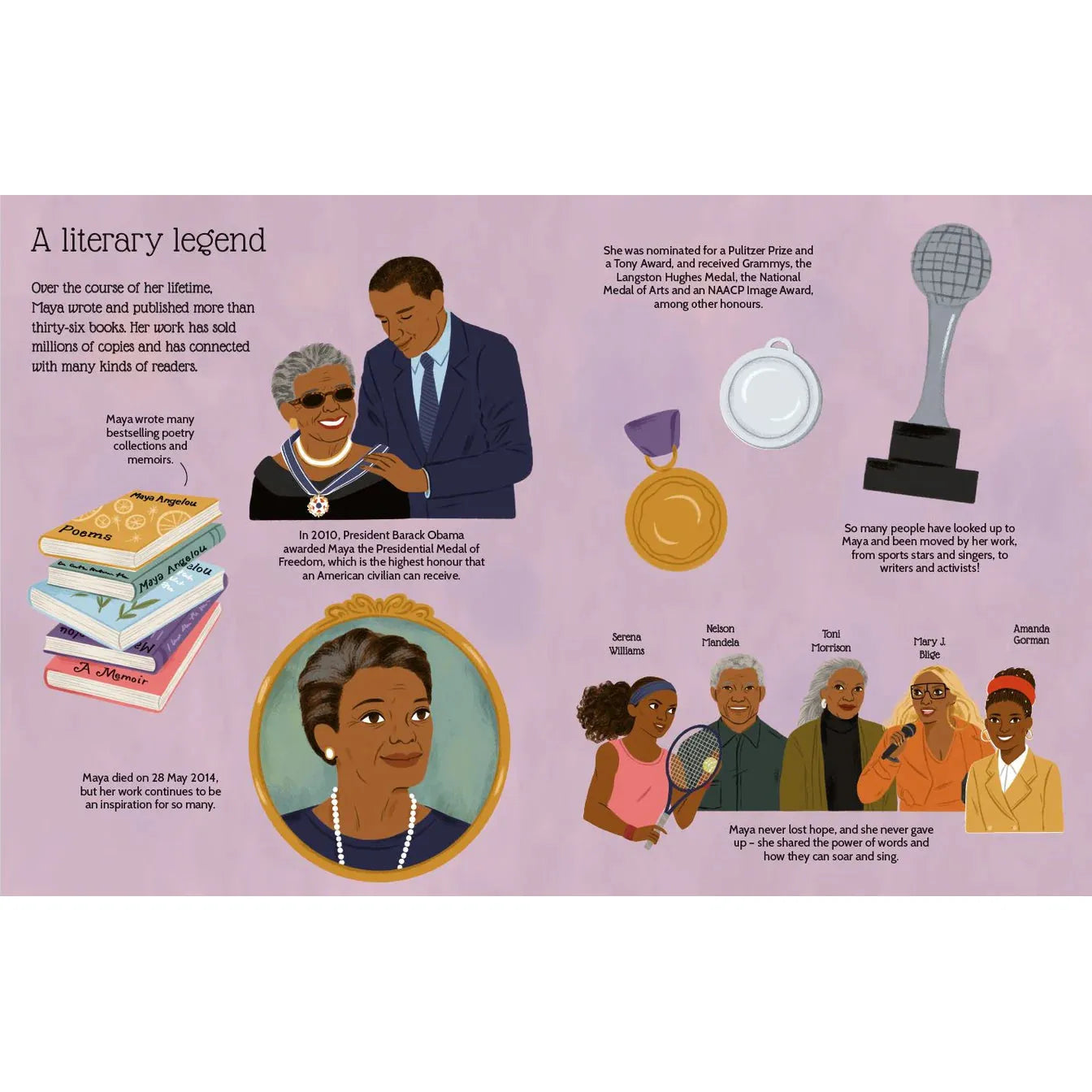 Sticker Life Stories: Maya Angelou - Evie Daye | Scout & Co