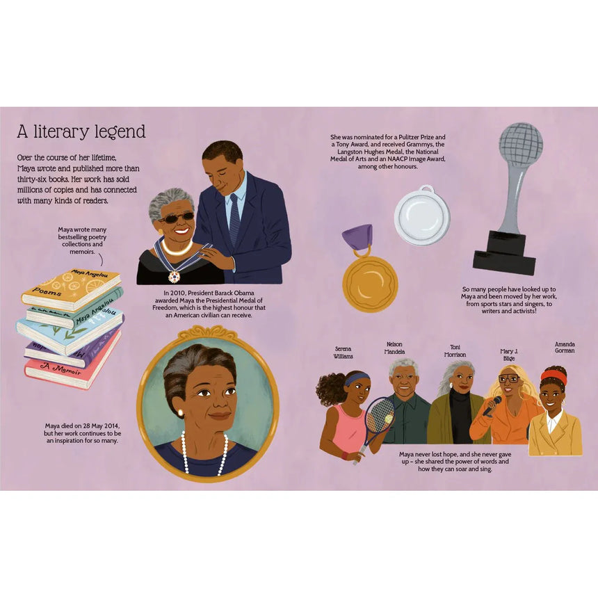 Sticker Life Stories: Maya Angelou - Evie Daye | Scout & Co