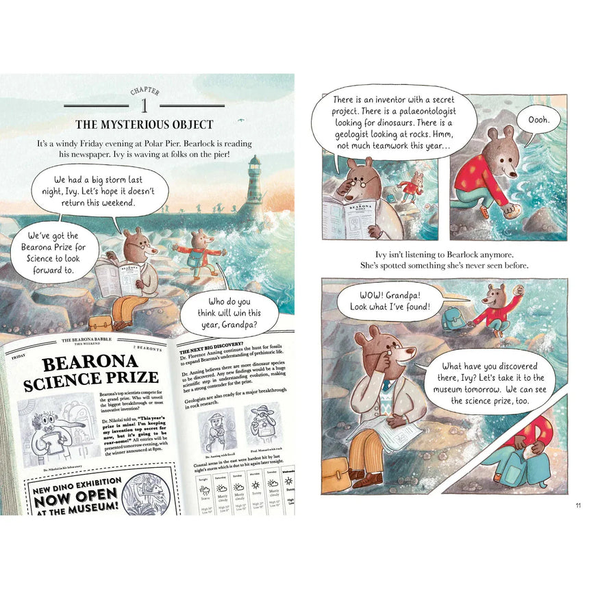 Ivy and Bearlock Holmes: the Mystery Of The Dinosaur Fossil - Kristyna Litten | Scout & Co