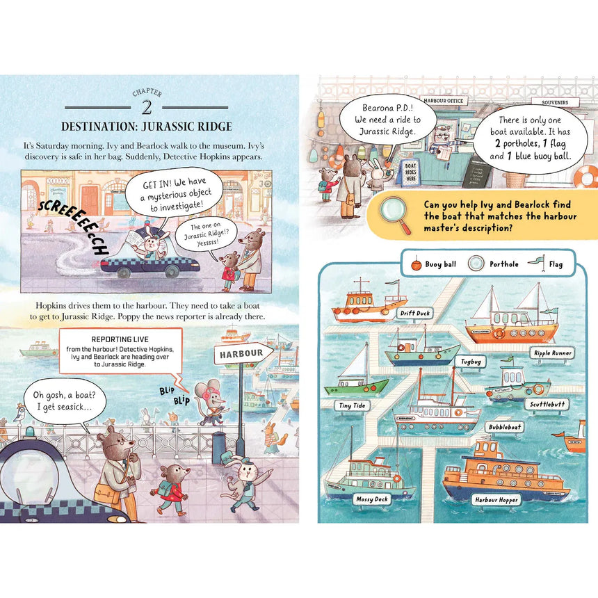 Ivy and Bearlock Holmes: the Mystery Of The Dinosaur Fossil - Kristyna Litten | Scout & Co