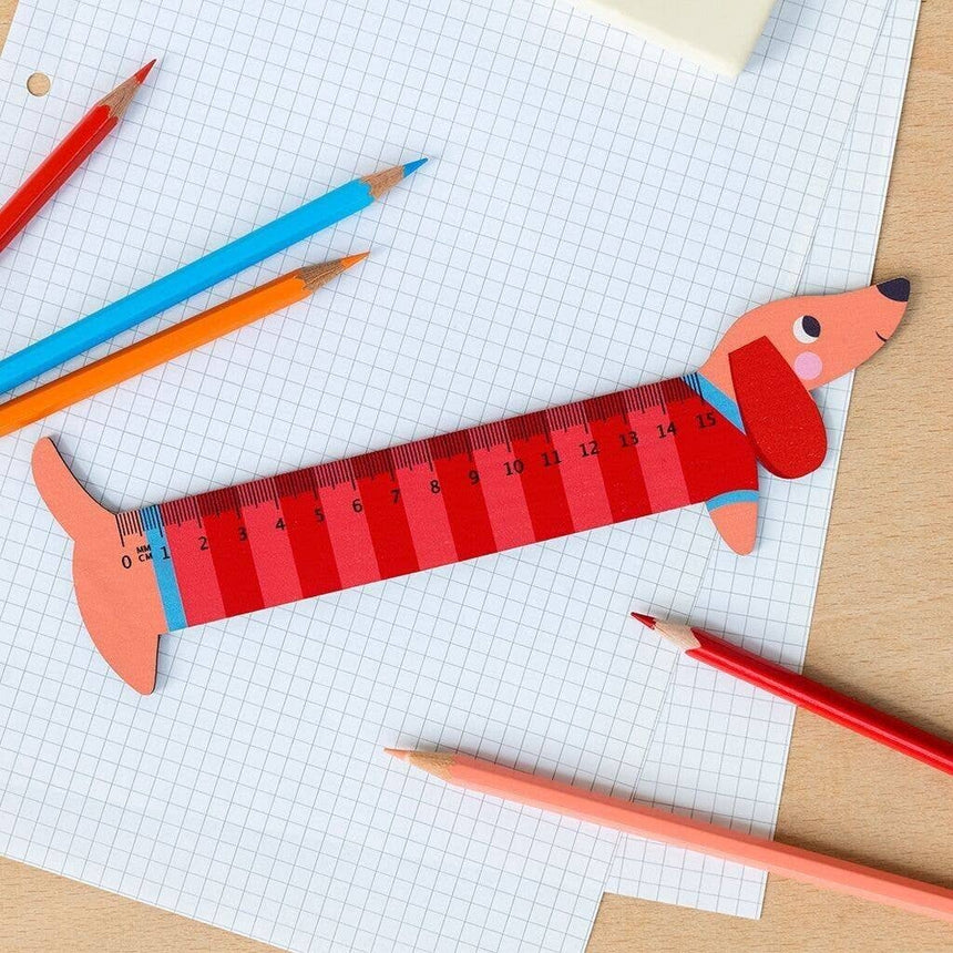 Rex - Sausage Dog wooden ruler | Scout & Co