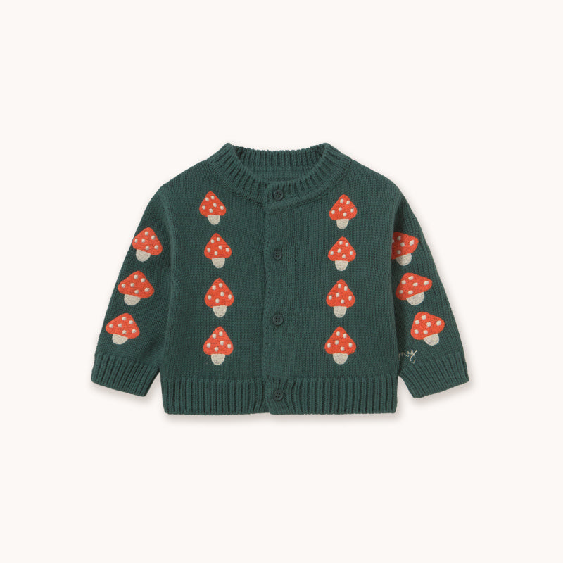 Tiny Cottons - Mini Mushrooms cardigan - baby | Scout & Co