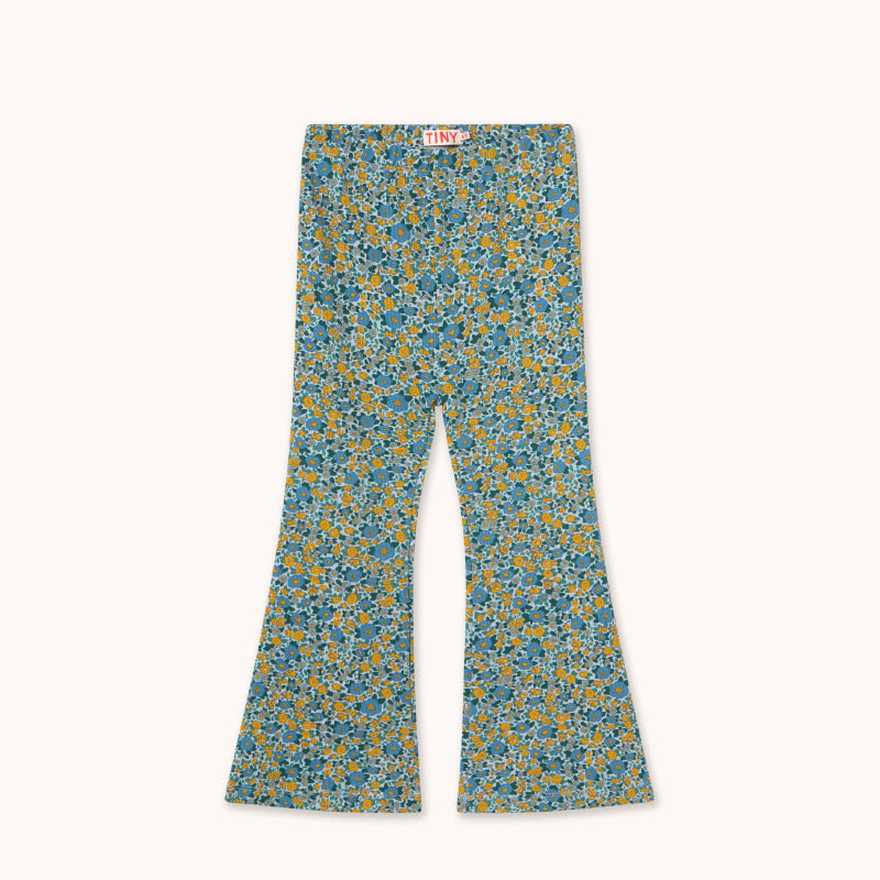 Tiny Cottons - Flower Pattern rib pants | Scout & Co