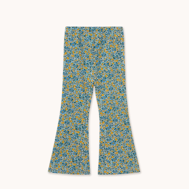 Tiny Cottons - Flower Pattern rib pants | Scout & Co