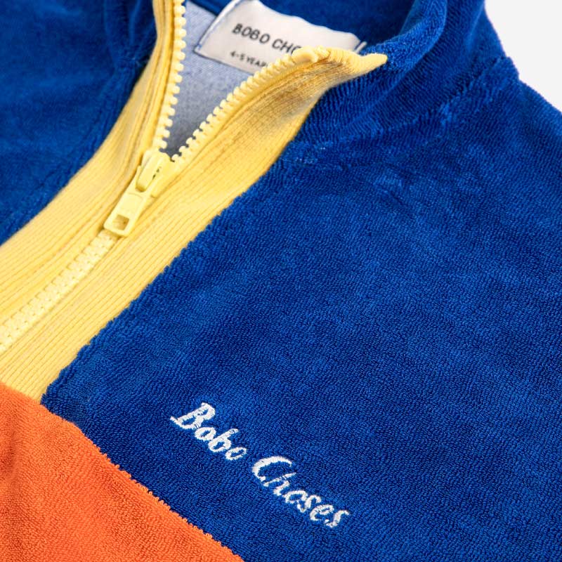 Bobo Choses - Colour Block zipped sweatshirt | Scout & Co