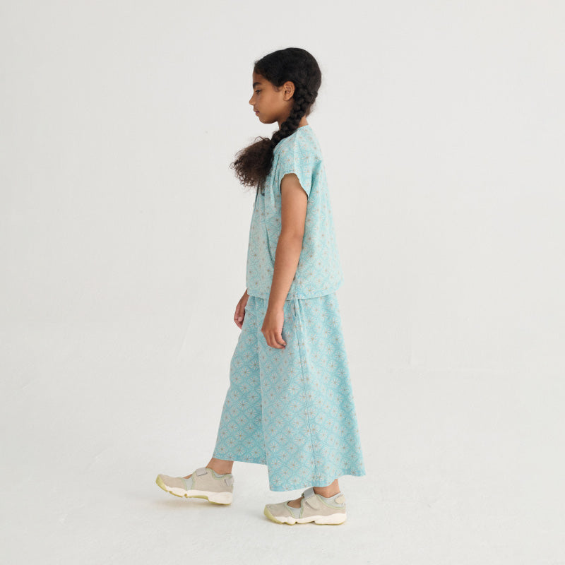 Bobo Choses - Daisy Mosaic all-over woven culotte pants | Scout & Co