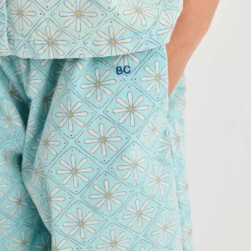 Bobo Choses - Daisy Mosaic all-over woven culotte pants | Scout & Co