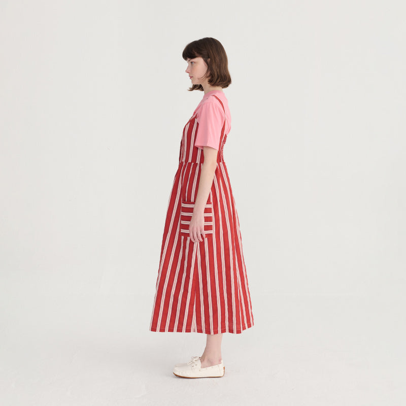 Bobo Choses Woman - Striped evasé strap dress | Scout & Co