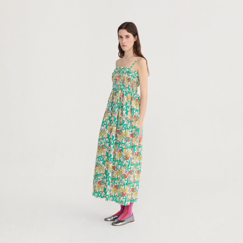 Bobo Choses Woman - Colour Herbalist gathered bustier dress | Scout & Co