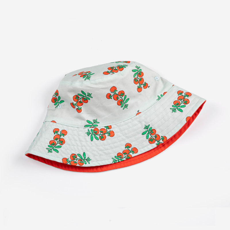 Bobo Choses - Juicy Tomatoes all-over reversible hat | Scout & Co