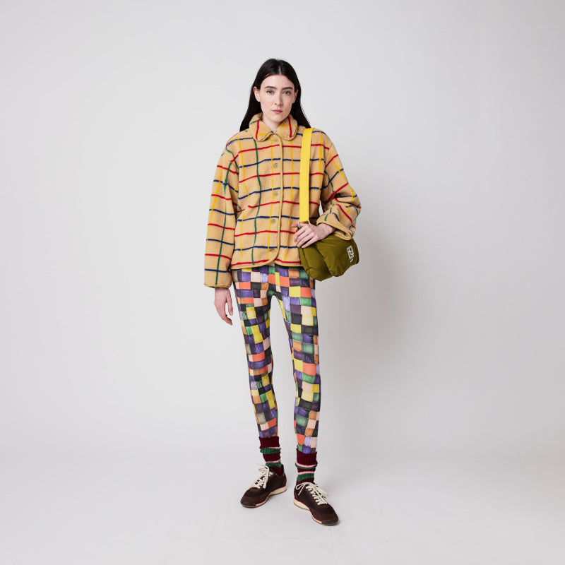 Bobo Choses Woman - Colour striped sheepskin jacket | Scout & Co