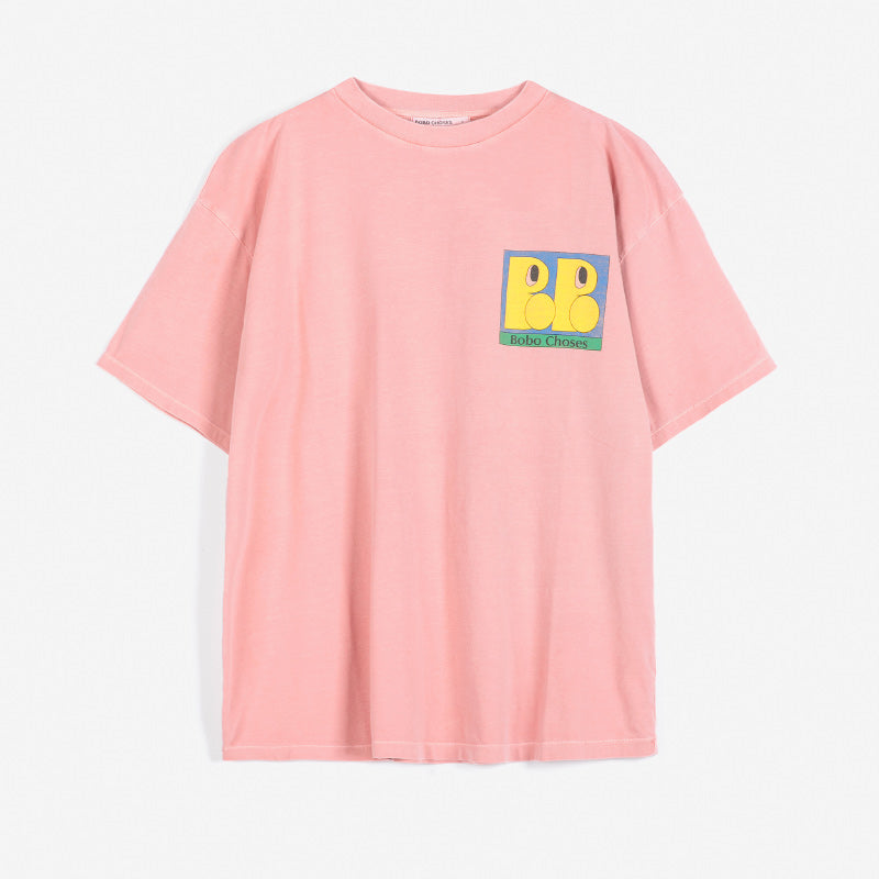Bobo Choses Woman - All About Monsters oversized T-shirt - pink | Scout & Co