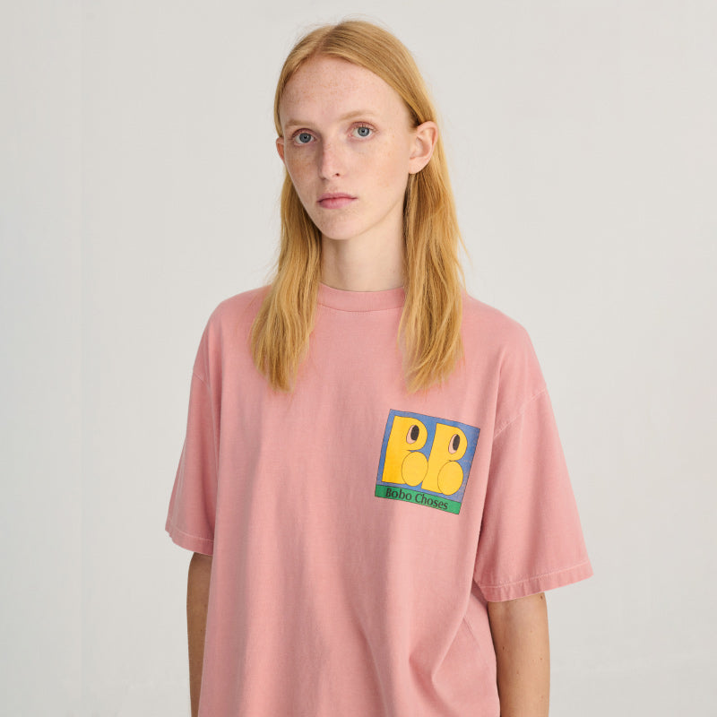 Bobo Choses Woman - All About Monsters oversized T-shirt - pink | Scout & Co