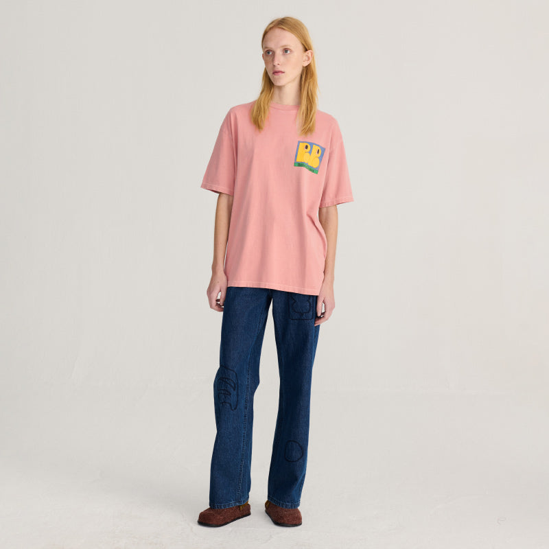 Bobo Choses Woman - All About Monsters oversized T-shirt - pink | Scout & Co