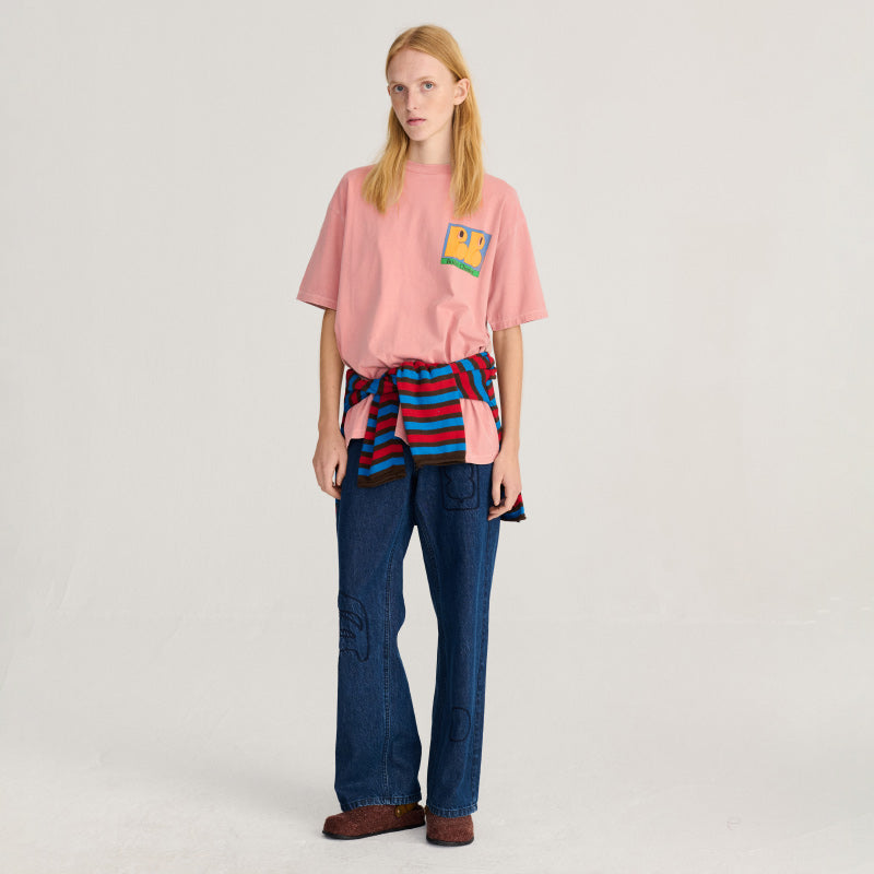 Bobo Choses Woman - All About Monsters oversized T-shirt - pink | Scout & Co