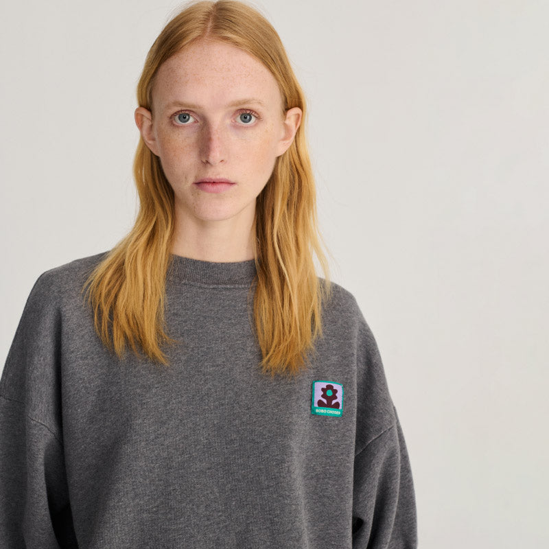 Bobo Choses Woman - Lilac tag relaxed sweatshirt | Scout & Co