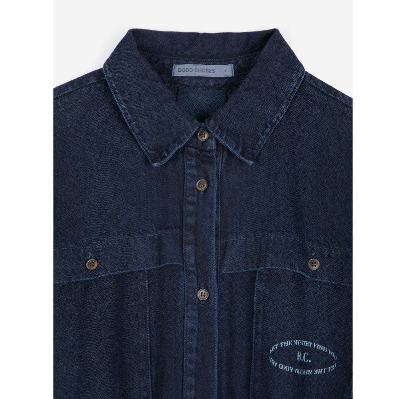 Bobo Choses Woman - Washed light denim dress | Scout & Co