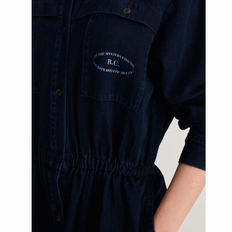 Bobo Choses Woman - Washed light denim dress | Scout & Co