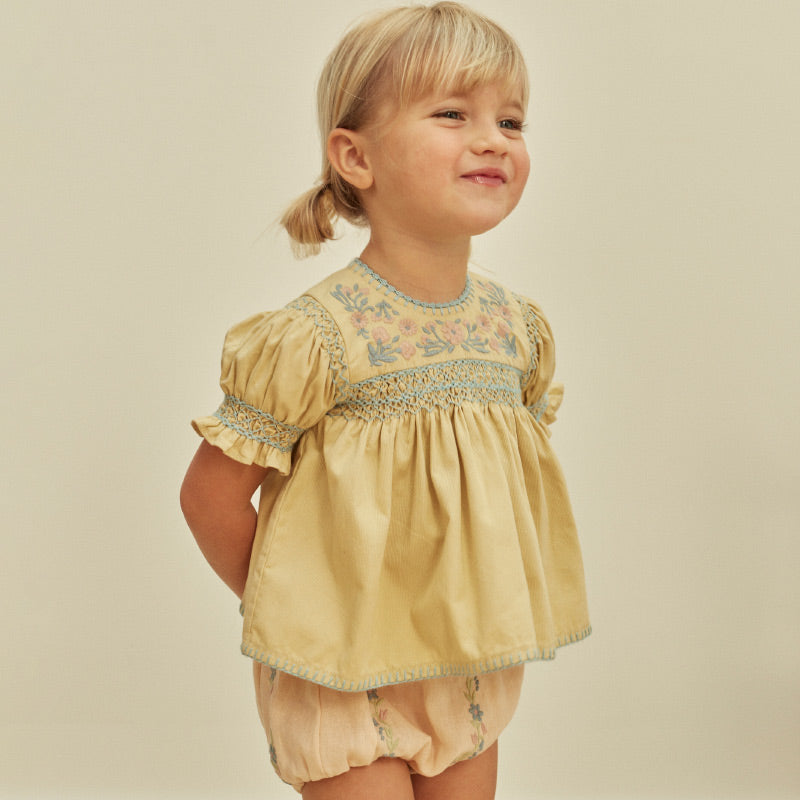 Apolina - Baby Dora blouse - Cloud | Scout & Co