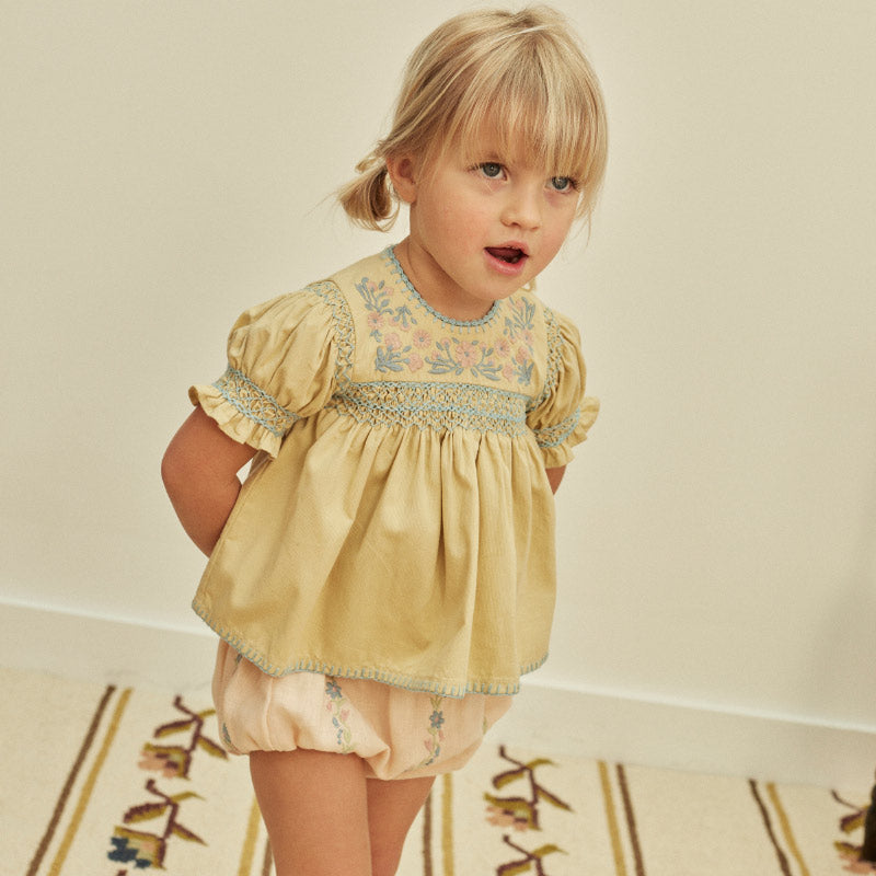 Apolina - Baby Dora blouse - Cloud | Scout & Co