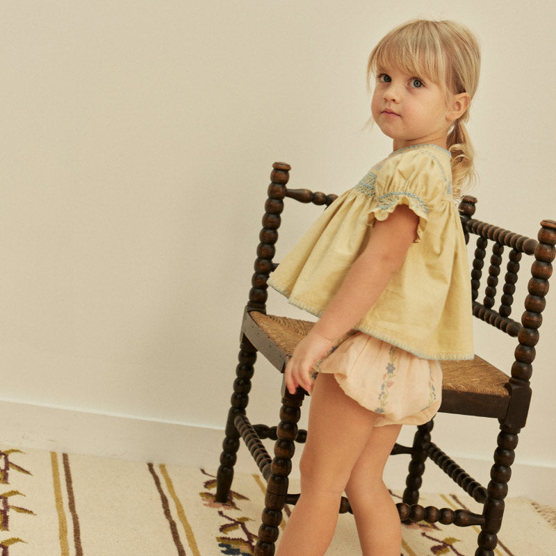 Apolina - Baby Dora blouse - Cloud | Scout & Co