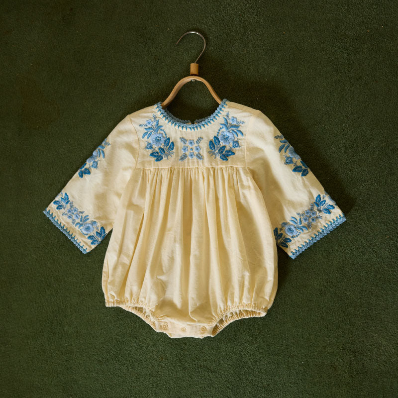 Apolina - Baby Stevie romper - Cream | Scout & Co