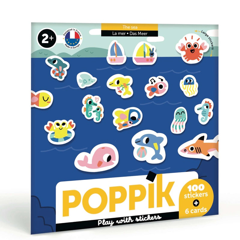 Poppik - My First Sticker Mosaic cards - Sea | Scout & Co
