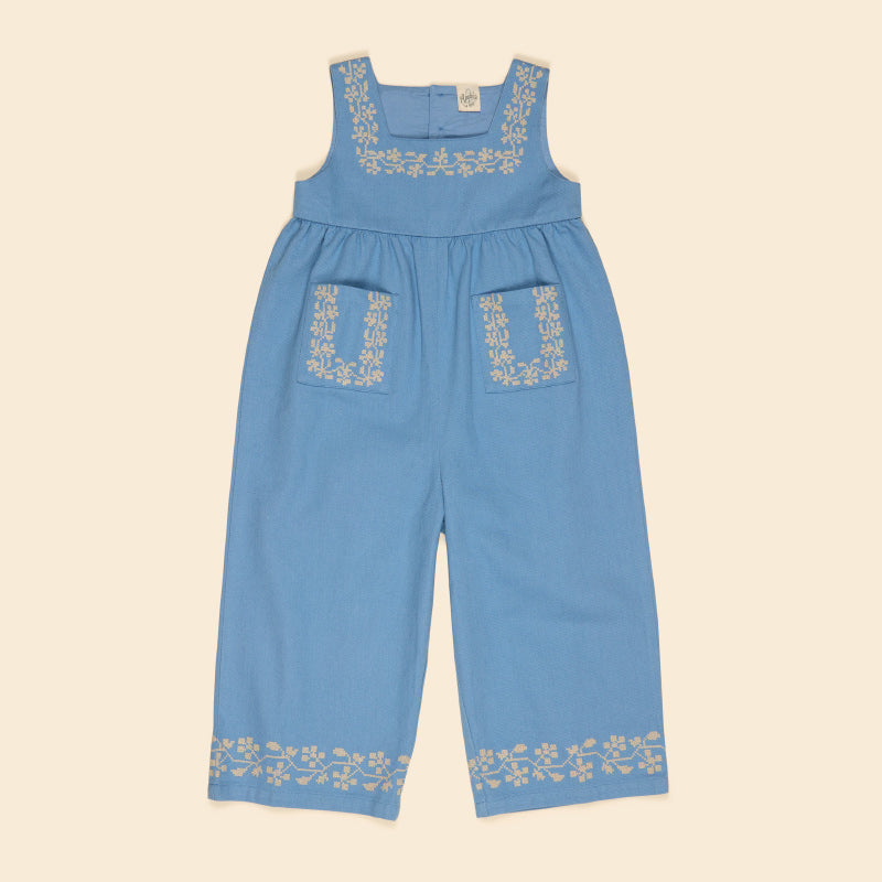 Apolina - Bella denim dungarees - Book Blue | Scout & Co