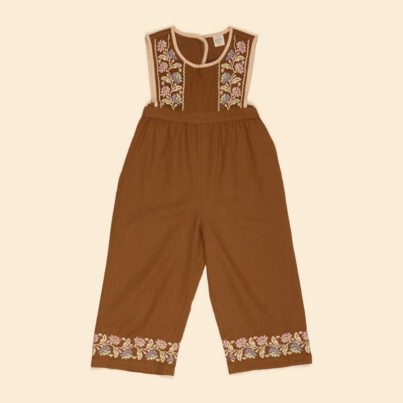 Apolina - Bibi overalls - Chocolate | Scout & Co