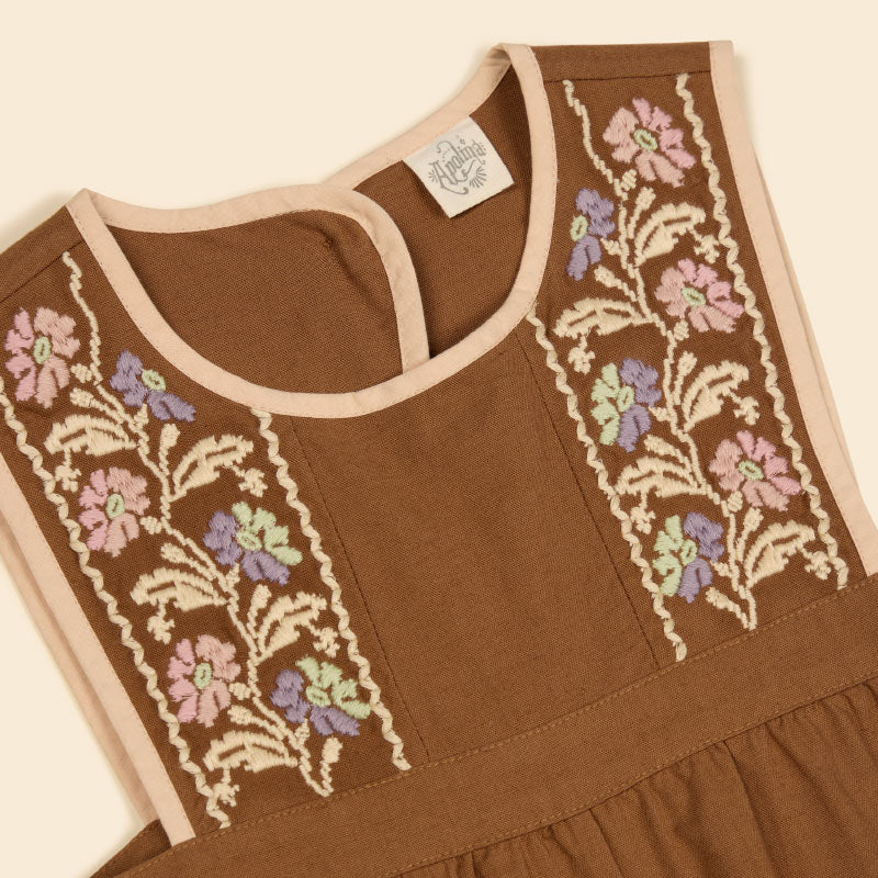 Apolina - Bibi overalls - Chocolate | Scout & Co