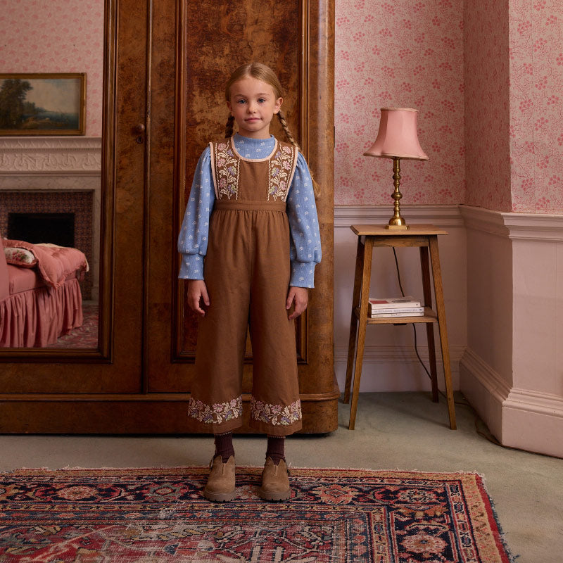 Apolina - Bibi overalls - Chocolate | Scout & Co