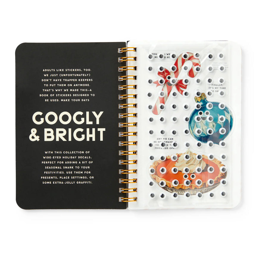 Googly & Bright: a Christmas sticker book | Scout & Co
