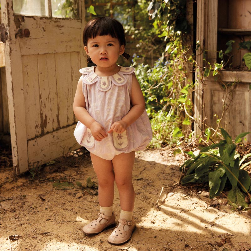 Apolina - Baby Flora bubble romper - Wallflower | Scout & Co