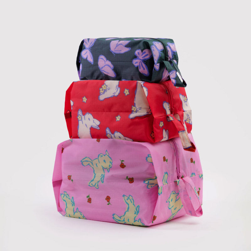 Baggu - 3D Zip Set of 3 - Spring Animals | Scout & Co
