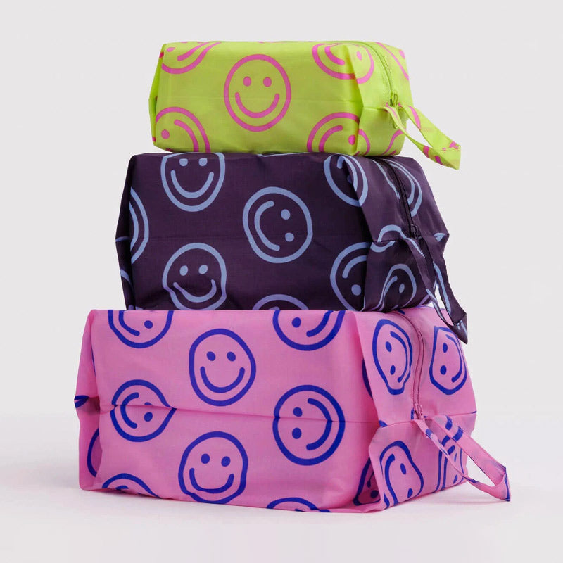 Baggu - 3D Zip Set of 3 - Bright Happy Mix | Scout & Co