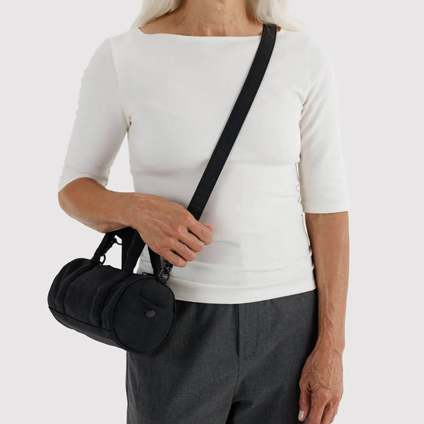 Baggu - Small Nylon Duffle Bag - Black | Scout & Co