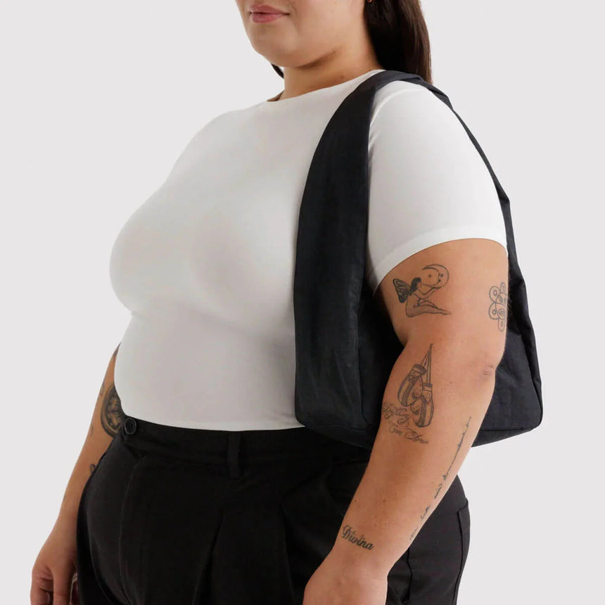 Baggu - Small Nylon Meringue Bag - Black | Scout & Co