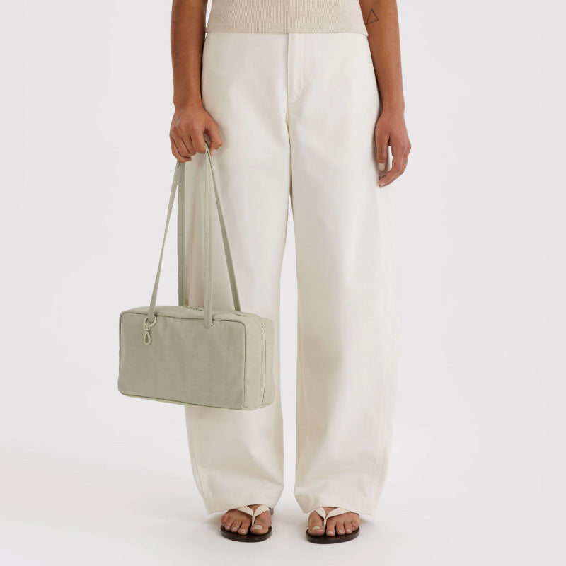 Baggu - Nylon Bowler bag - Celadon | Scout & Co