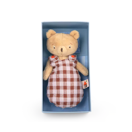 Moulin Roty - Les Minouchkas - Baby Emile the bear soft toy | Scout & Co
