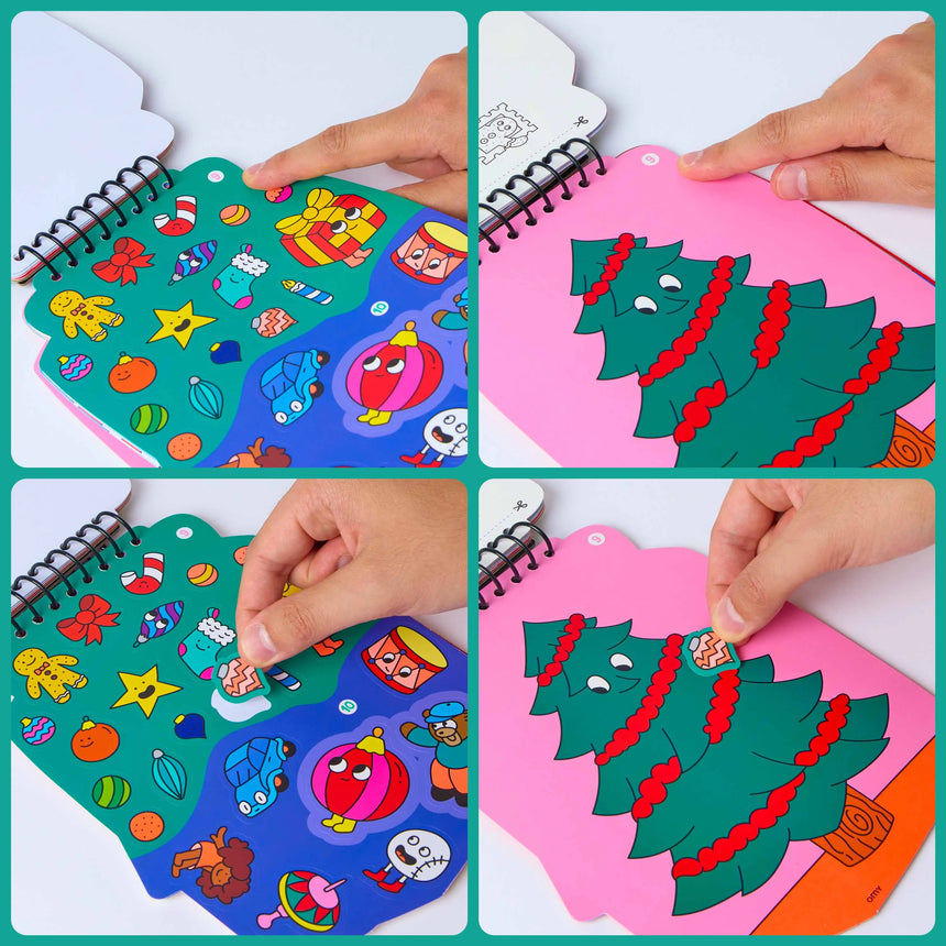 OMY - Sticker activity book - Christmas