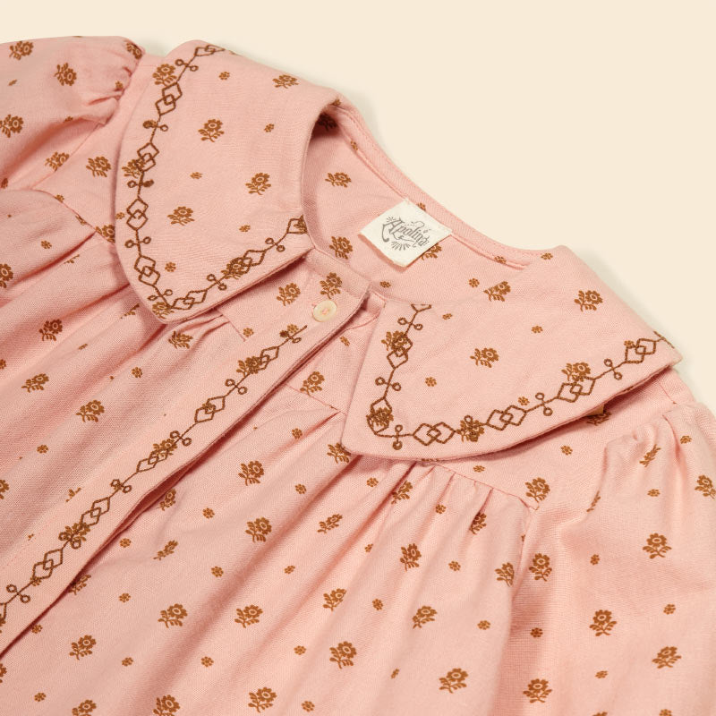 Apolina - Carlotta Blouse - Meadow Calico Ribbon | Scout & Co