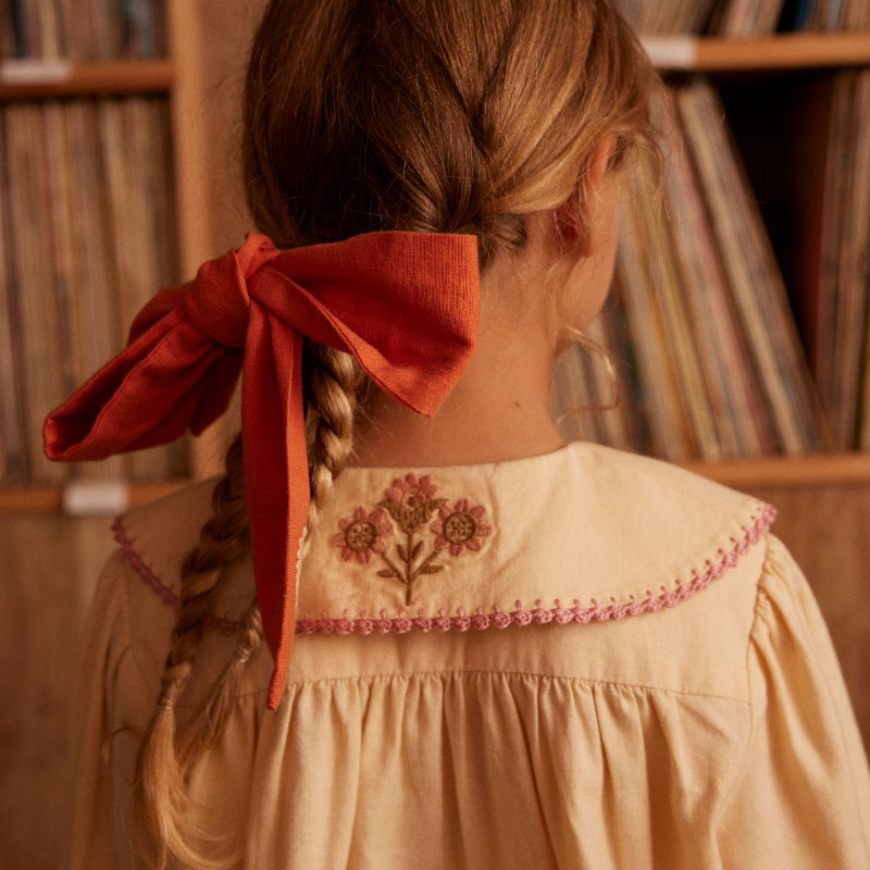 Apolina - Carlotta embroidered blouse - Cashew | Scout & Co