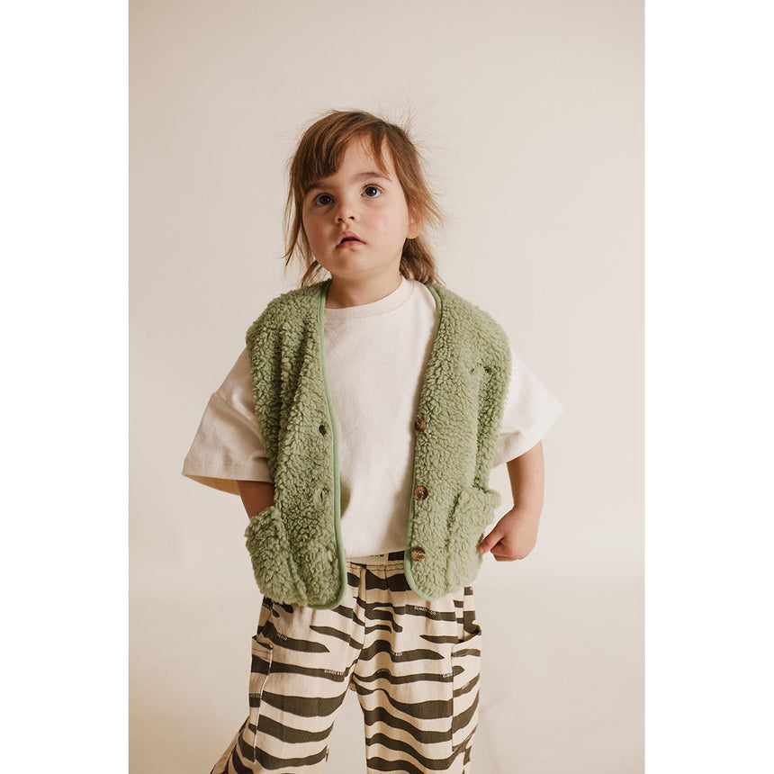 Claude & Co - Alma borg gilet - Sage green | Scout & Co