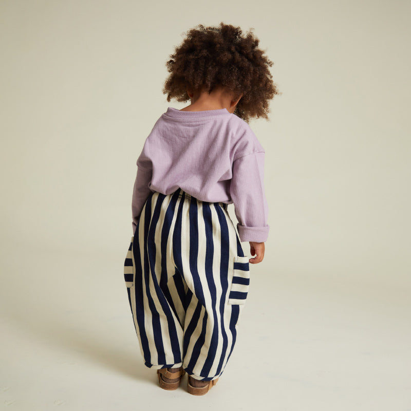 Claude & Co - Emerson trousers - Midnight Stripe | Scout & Co