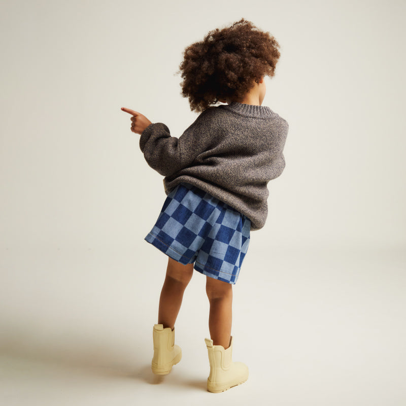 Claude & Co - Frankie shorts - Checkerboard denim | Scout & Co