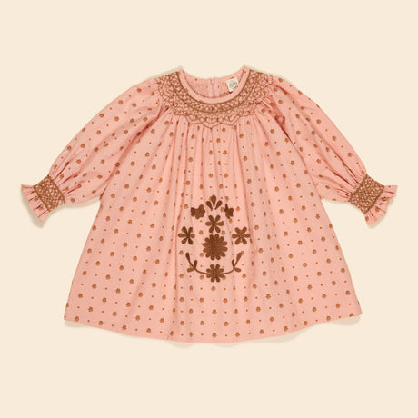 Apolina - Cece smock dress - Meadow Calico Ribbon | Scout & Co